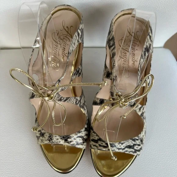 Alejandro Ingelmo 8.5 US - 39.5 EU High Heels Sandals Animal  display picture 1